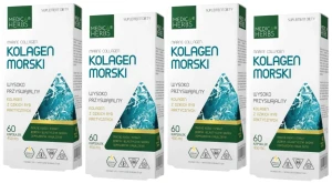 Zestaw 4x Kolagen morski, Medica Herbs