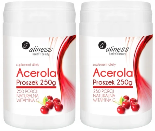 Zestaw 2x Acerola 250 g proszek Aliness