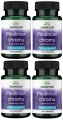Zestaw 4x Pikolinian chromu 200mcg 100kaps, Swanson