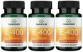 Zestaw 3x E-400 Witamina E 400IU 60kaps, Swanson