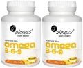 Zestaw 2x Omega 3-6-9 270/225/50 mg x 90 kapsułek, Aliness