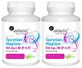 Zestaw 2x Taurynian Magnezu 100 mg z B6 (P-5-P) x 100 vege caps, Aliness