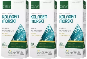Zestaw 3x Kolagen morski, Medica Herbs