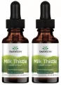 Zestaw 2x Milk Thistle ekstrakt 29,6ml, Swanson