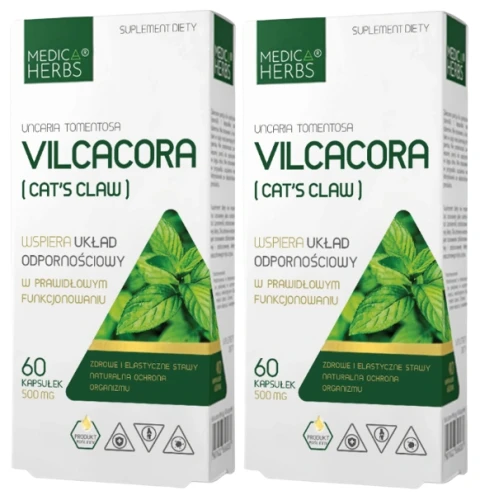 Zestaw 2x Vilcacora (Cat's Claw), Medica Herbs