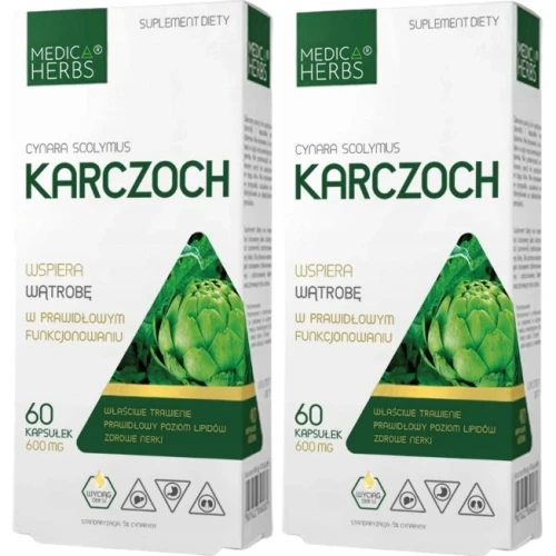 Zestaw 2x Karczoch, Medica Herbs