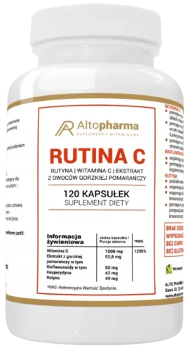 Rutina C MAX 120 kapsułek, AltoPharma