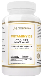 D3 2000IU 120 kapsułek miękkich, AltoPharma