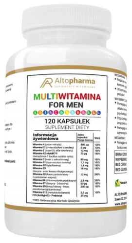 MULTI WITAMINA MĘŻCZYZN120 kapsułek, AltoPharma