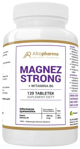 MAGNEZ STRONG 120 tabletek, AltoPharma