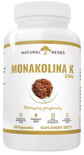 Monakolina K 2,9mg 60 kapsułek, AltoPharma