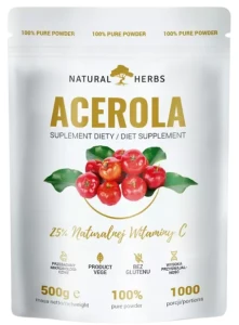 Acerola Naturalna Witamina C 100% 500g, AltoPharma