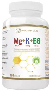 MG+K+B6 120 kapsułek, Progress Labs
