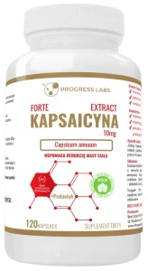 Kapsaicyna 10 mg 120 kapsułek, Progress Labs