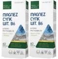 Zestaw 2x Magnez Cynk Wit. B6, Medica