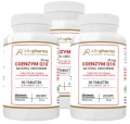 Zestaw 3x Koenzym Q10 Forte 30mg CoQ10 UBICHINON Do Ssania o smaku pomarańczowym 60 tabletek, AltoPharma