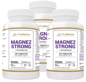 Zestaw 3x MAGNEZ STRONG 120 tabletek, AltoPharma