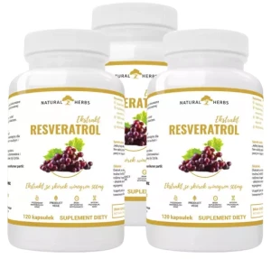 Zestaw 3x Resveratrol Extract 500mg Ekstrakt ze skórek winogron 120 Kapsułek, AltoPharma