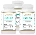 Zestaw 3x SELEN 200µg + CYNK 15mg + PREBIOTYK 120 kapsułek, AltoPharma