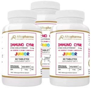 Zestaw 3x CYNK DO SSANIA 5mg JUNIOR 60 Tabletek, AltoPharma