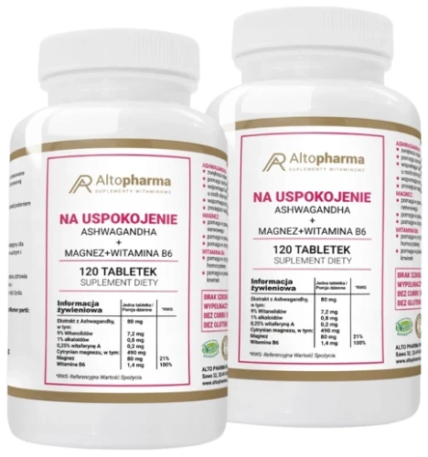 Zestaw 2x Na Uspokojenie 120 tabletek, AltoPharma