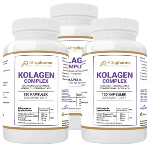 Zestaw 3x Kolagen Complex 120 kapsułek, AltoPharma