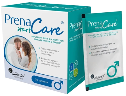 PrenaCare START dla mężczyzn 30 saszetek, Aliness