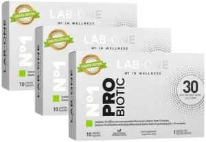 3 x N°1 PRObiotic 10 kaps, Lab One