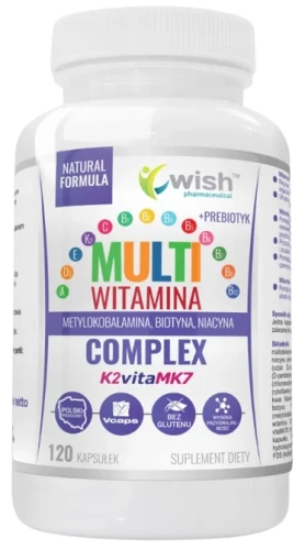 Multi Witamina Complex 120 kapsułek, Wish.webp