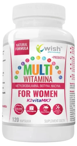 Multi Witamina dla Kobiet 120 kapsułek, Wish.webp