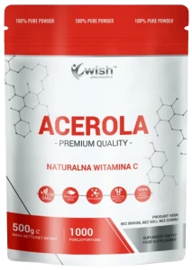 Acerola Naturalna Witamina C 100% 500g, Wish