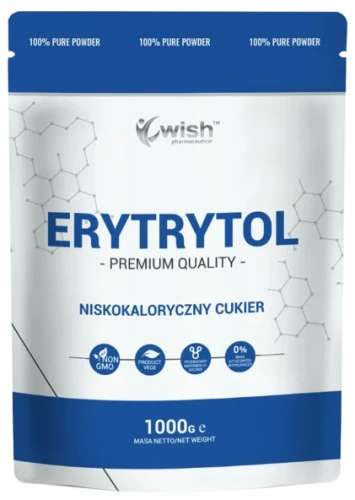 Erytrytol Niskokaloryczny Cukier w proszku 1000g, Wish.webp