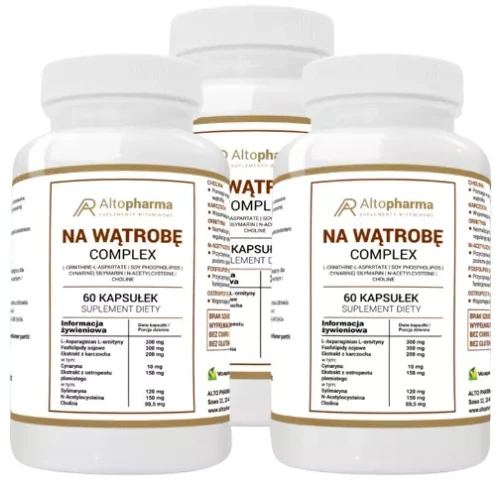 Zestaw 3x Na Wątrobe 60 kapsułek, AltoPharma