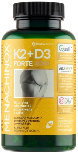 Menachinox® K2+D3 Forte, 90 kaps. softgel, Xenico.webp