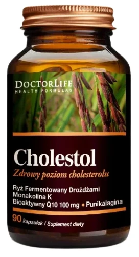 Cholestol (monakolina k z Co-Q10 60mg) 90 kapsułek, Doctor Life.webp