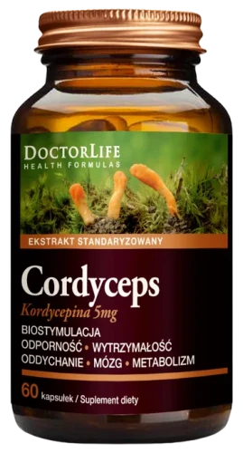 Cordyceps 60 kapsułek, Doctor Life.webp
