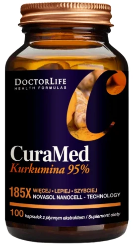 CuraMed 720mg Kurkumina Micelizowana 120 liq, Doctor Life.webp