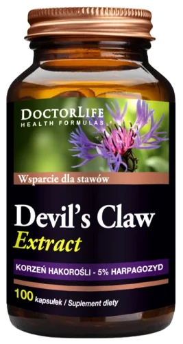 Devil's Claw 500mg 100 kapsułek, Doctor Life.webp