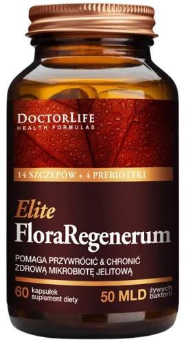 Elite FloraRegenerum 60 kaps (temp. Pokojowa), Doctor Life.webp