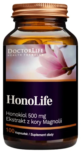 HonoLife Ekstrakt z Magnolii Honokiol 98% 100kap, Doctor Life.webp