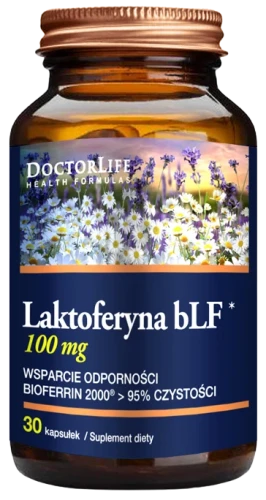 Laktoferyna 100 mg bLF 30 kaps, Doctor Life.webp