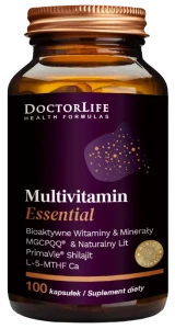 Doctor Life Mutlivitamin Essential 100 kapsułek - Komórki Nerwowe Antiaging Odmłodzenie