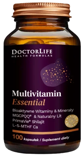 Mutlivitamin Essential z PQQ i Litem 100kaps, Doctor Life.webp