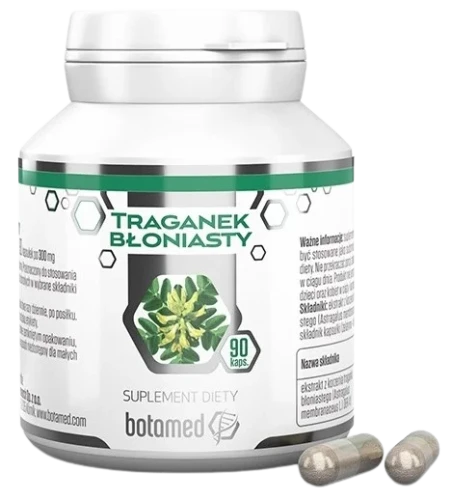 Traganek Błoniasty 90 kaps., Botamed.webp