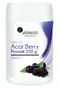 Aliness Acai Berry - Antyoksydant Wzmocnienie Odporności - Proszek 250 g