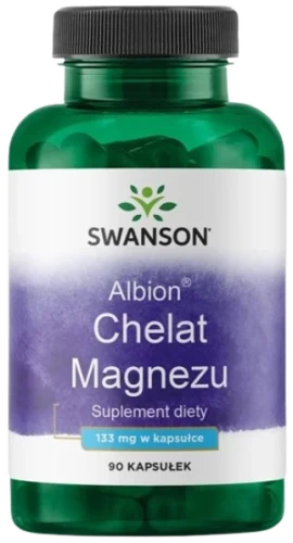 Albion Chelat Magnezu 133mg 90 kaps, Swanson (1).webp