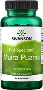 Swanson FS Muira Puama 400mg 90 kapsułek - Energia Witalność Libido