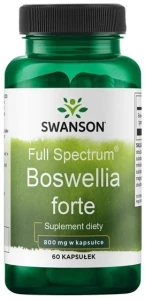 Swanson FS Boswellia forte 800mg 60 kapsułek - Ruchomość Stawów Przeciwzapalne