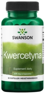 Swanson Kwercetyna 475mg 60 kapsułek - Odporność Jakość Snu Antyoksydacja