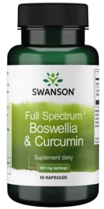 Swanson FS Boswellia & Curcumin 60 kapsułek - Zdrowie Stawów i Ruchomość